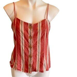 Sandy & Sid Top with Criss Cross Back Buttons Medium